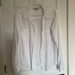 Thread & Supply White Button Down, Large